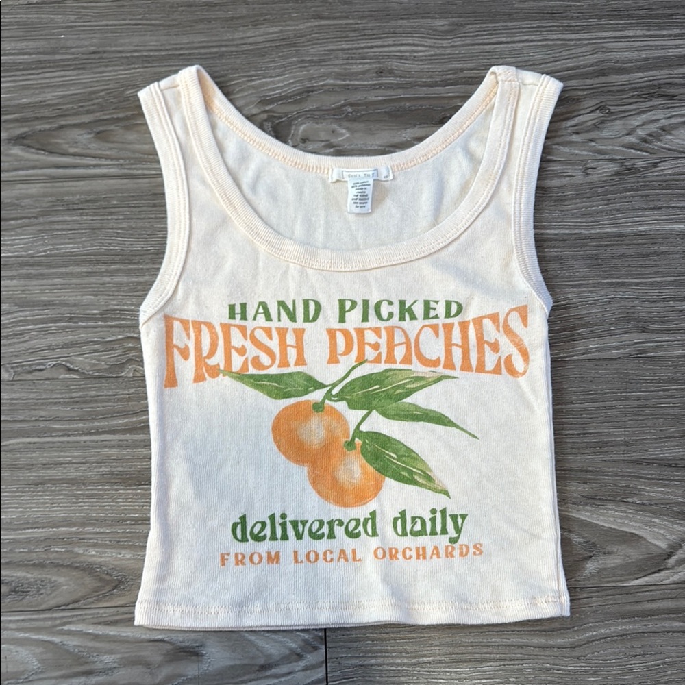 Full Tilt Cream Tank Top